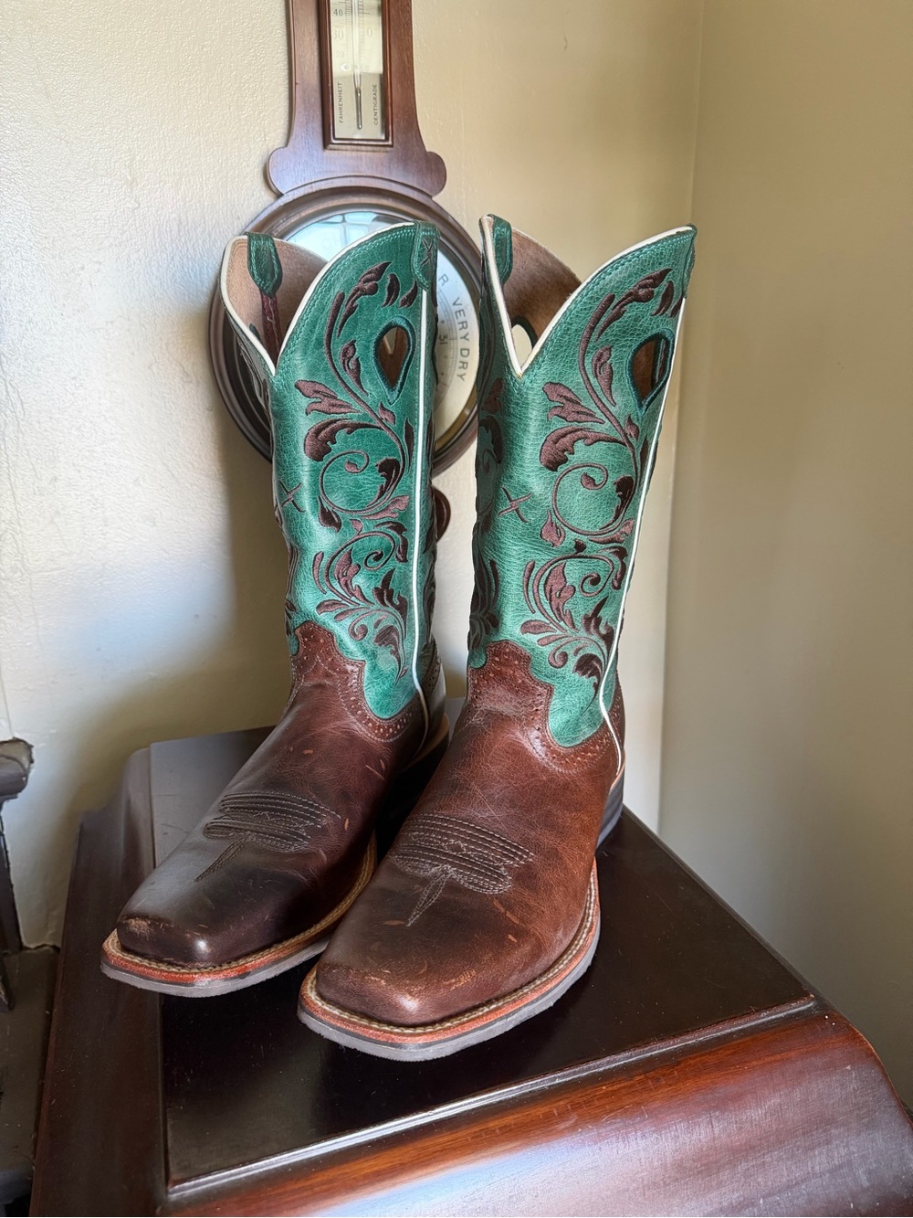 Twisted X Western Ruff Stock Leather Boots